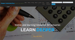 Desktop Screenshot of deeperunderstandingfastercalc.com