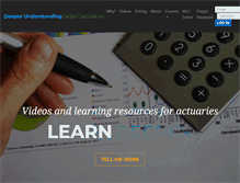 Tablet Screenshot of deeperunderstandingfastercalc.com